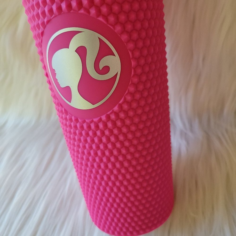 Barbie Pink Tumbler w/ Straw - Picture 6 of 8